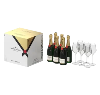 Moët & Chandon, Brut Impérial, 6x steklenica + 6x nastavek