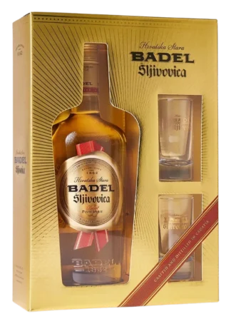 Badel, Stara Šljivovica - Set s kozarci