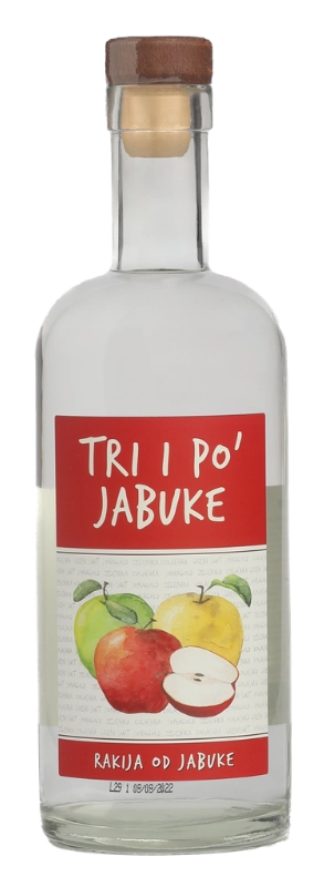 Tri in pol, Jabolke