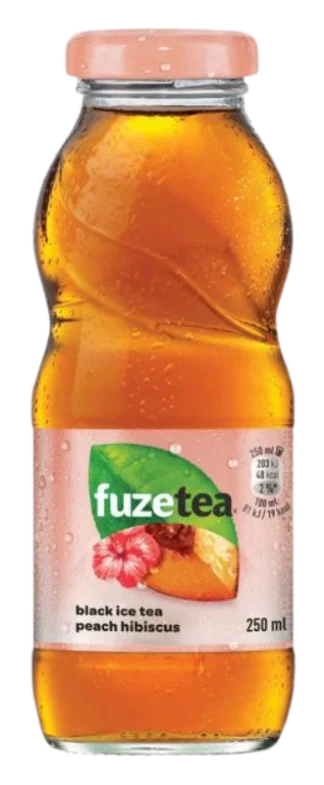 FuzeTea Breskev Hibiskus - 24x nevračljiva steklenica