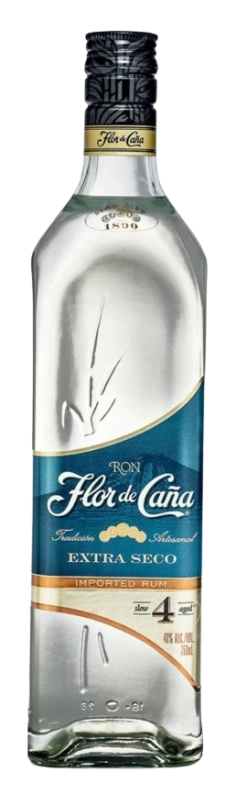 Flor de Caña, Extra Dry - 4 Years Old - Beli