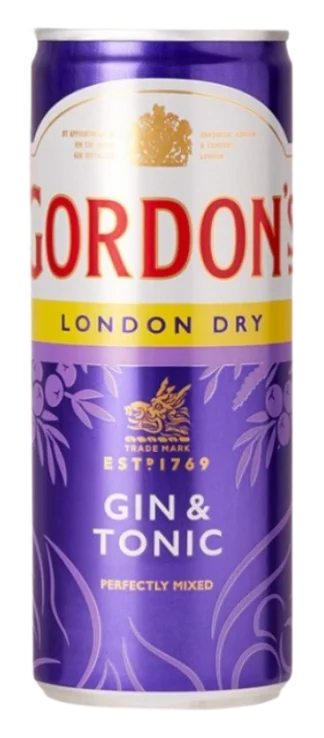 Gordon's, Gin & Tonic pločevinka